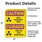 Signmission Radiation & Laser Sign, 5 in H x 3.5 in W, Vinyl Decal, Rectangle OS-2PACK-CR-D-35-L-10169 - alternate 4